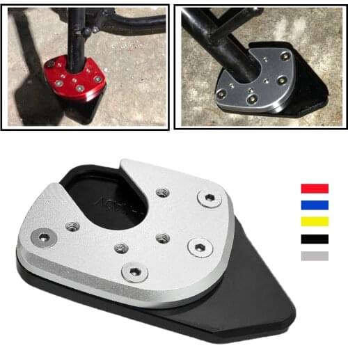 Motorcycle CNC Side Stand Pad Plate Kickstand Enlarger Support Extension For Honda X ADV XADV 750 XADV750 X-ADV750 2017 18 2019