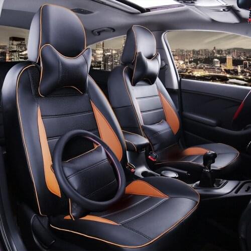 TO YOUR TASTE auto accessories custom luxury leather CAR SEAT COVER special for HONDA Jazz FIT crosstour EVERUS CRIDER VEZEL