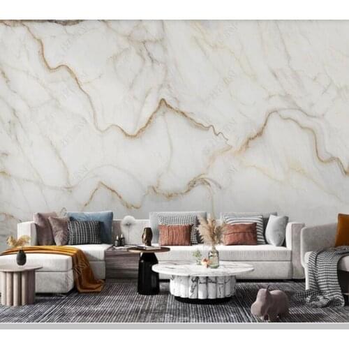 Papel de parede Modern light luxury gold abstract marble pattern 3d wallpaper,living room tv wall bedroom bathroom home decor