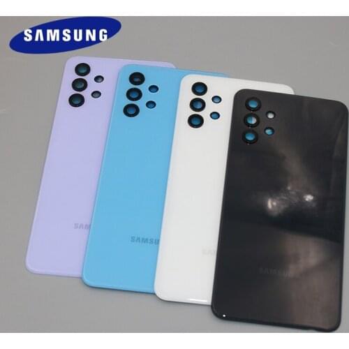 Original Samsung Galaxy A32 5G A326 Battery Back Cover Door Rear Housing Case Repair Parts For A 32 a32 + Camera Lens & Sticker