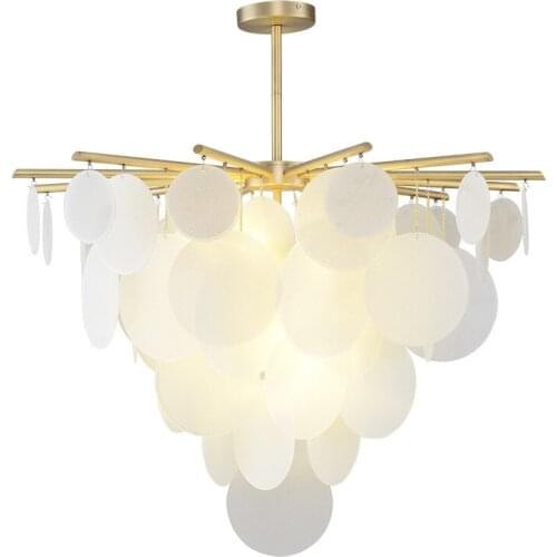 Post-modern Nordic Designer Acrylic Metal Led Pendant Light for Foyer Bed Room Living Room Bar Dia 45/65/85/100cm Lamp 2280