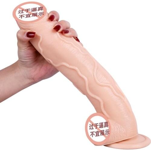 Skin feeling Realistic Dildo Hot soft material Huge Big Penis With Suction Cup Sex Toys for Woman Strapon Female Masturbation
