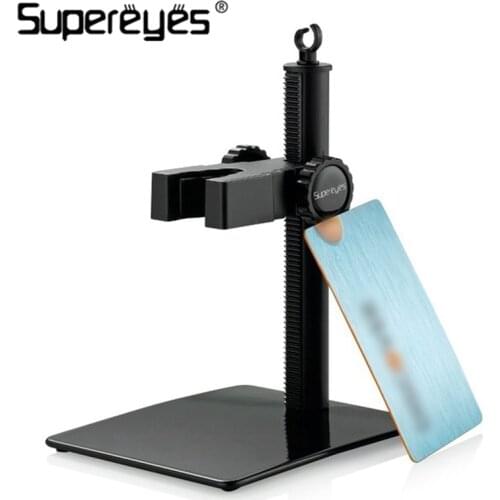 Supereyes Z001 Accessories Adjustable Digital Microscope Stand Mini Portable Rotating Up and Down Metal Stand for Microscope