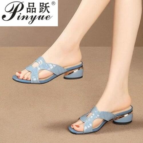 Women Brand Slippers Summer Slides Open Toe Flat Casual Shoes Leisure Sandal Female Beach Flip Flops Big Size 41