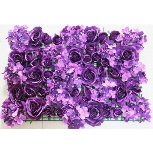 SPR Free Shipping-purple-10pcs/lot Artificial silk rose flower wall wedding background lawn/pillar road lead market decoration