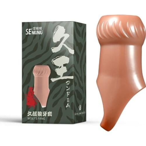 Adult Products Sex Products Adult Factory Wholesale Crystal Penis Sleeve Dick Enlargement Penis Ring for Men