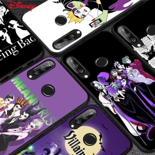 TPU Silicone Cover Disney Dark Villains For Huawei P40 P30 P20 Pro P10 P9 P8 Lite E Plus 2019 2017 Phone Case