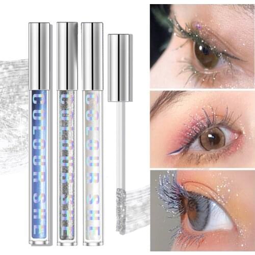 Waterproof Film Slender Thick Mascara Quick Dry Diamond Eye Lash Mascara Eyelash Long Curling Extension Anti-sweat Cosmetics