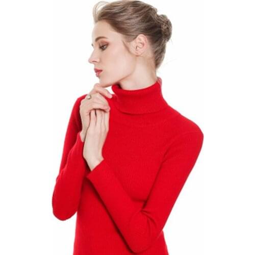 Autumn Long Sleeve Slim Vintage Women Sweater 2021 Winter Fashion Womens Clothing Turtleneck Knitted Pullovers Knit Tops Femme