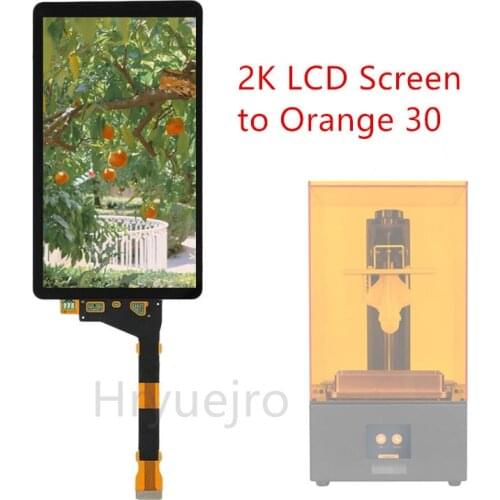 For Orange 30 Original 5.5 inch 2K LCD Screen LCD SLA 3D Printer Light curing LCD Display Ls055r1sx04 Without Backlight