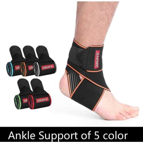 1pc 3D Elastic Sports Bandage Ankle Brace Support Gear Gym Fitness Compression Strap Foot Ankle Protective Non-slip Unisex