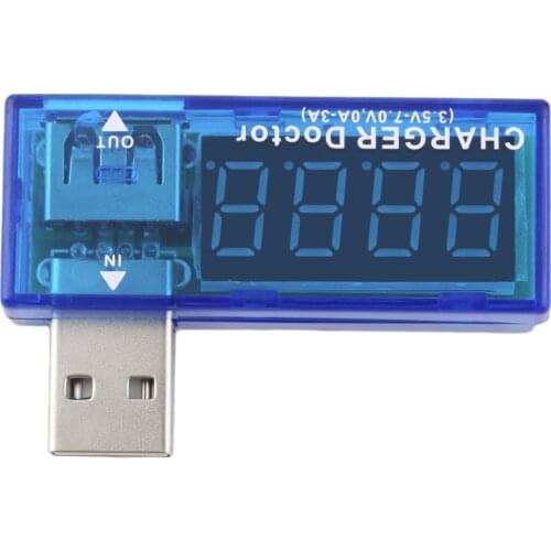 1pc High Quality New Hot Digital USB Charger Doctor Mobile Battery Tester Power Detector Voltage Current Meter Party Gifts