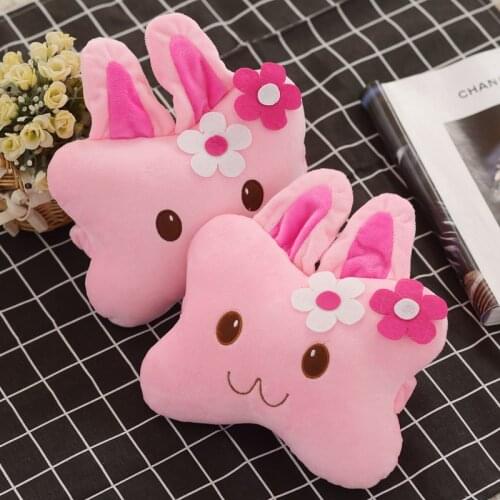 2pcs Cute Anime Melody/Totoro Baby Car Headrest Neck Pillow Fruit/Animal Plush Car Seat Cushion Kids Headrest Car Accessor