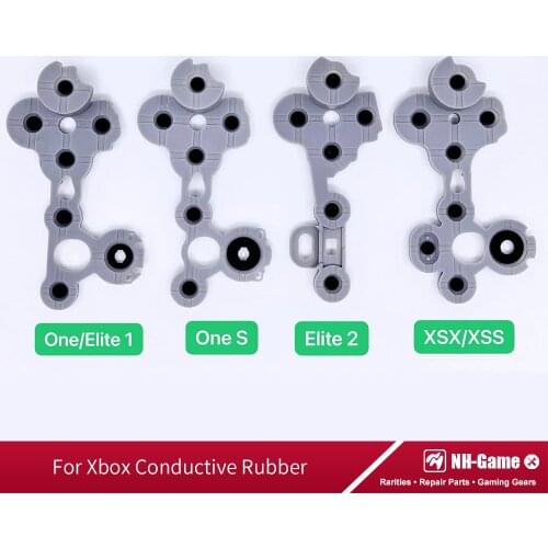 20pcs/Lots Conductive Rubber For Xbox One/Slim Controller Key Button For Xbox Elite Series 2 /X Gamepad Contact Pads