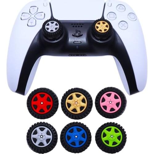 Car Wheel Tyre Thumb Stick Grip Cap Thumbstick Joystick Cover Case For Sony PS5 PS4 PS3 Slim Xbox 360 Series X/S Switch Pro