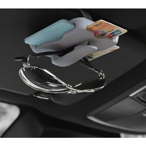 Car Sun Visor Organizer Sun Visor Card Holder Glasses Clip For Kia Rio K2 K3 Ceed Sportage 3 sorento armrest picanto soul optima