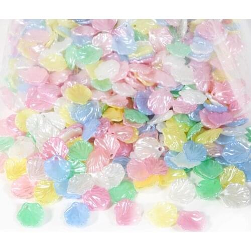 20pcs Imitation Pearls Beads Natural Mother of Pearl Shell Pendant for Jewelry Craft Scrapbook Decoration Clothes DIY