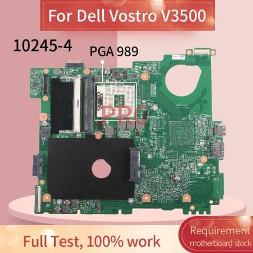CN-0Y0RGW 0Y0RGW For Dell Vostro V3500 Laptop motherboard 10245-4 HM67 PGA 989 DDR3 Notebook Mainboard