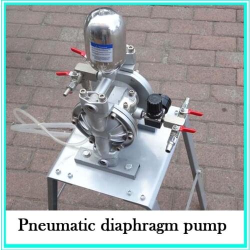Aluminum Alloy Small Double Way Pneumatic Diaphragm Pump Spraying Suit Diaphragm Paint Pump