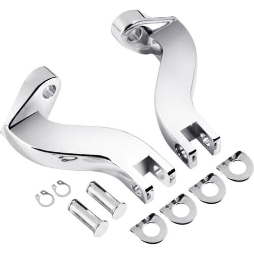 Motorcycle Passenger Rear Foot Peg Mounting Kits For Harley Touring CVO Street Electra Glide Road King FLHT 1993-2020