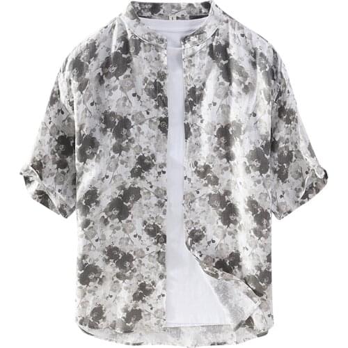 New style Italy Suehaiwes brand pure linen shirts men casual comfortable fashion shirt for men tops mens clothes camisa chemise