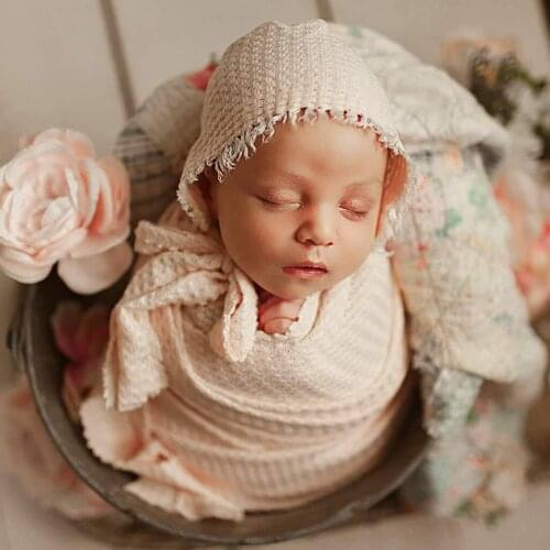 Baby Wrap Newborn Photography Props Blankets Baby Girls Boys Photo Props Solid Color Soft Swaddle Blankets Toddler Photography