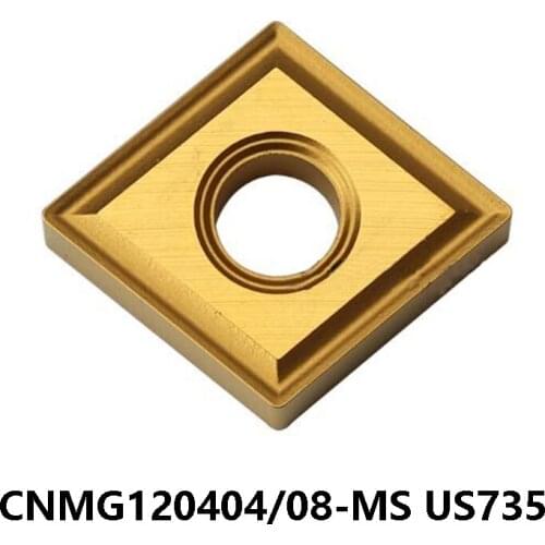 Original Turning Tool CNMG120404-MS CNMG120408-MS US735 CNMG 120404 120408 for Stainless Steel CNC Carbide Inserts
