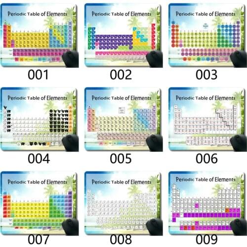 Periodic Table Of Elements Mouse Pad Custom,Corfu Sea Water Themed Mouse Pads