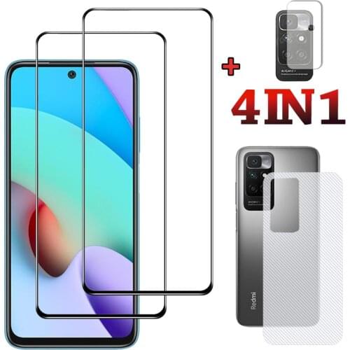 1~4 pcs, Back Flim on For Xiaomi-redmi-9c NFC Tempered Glass Camera Protection Redmi 9A Screen Protector 9 c Redmi 9c NFC Glass