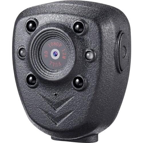 RISE-HD 1080P Police Body Lapel Worn Video Camera DVR IR Night Visible LED Light Cam 4-hour Record Digital Mini DV Recorder Voic