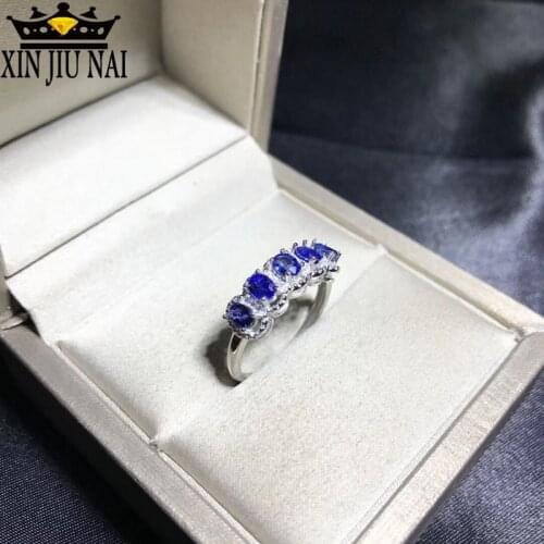 Luxury Sky Blue Zirconia Engagment Ring Women Crystal Jewelry High quality Silver Wedding Rings For Women Simple Gifts