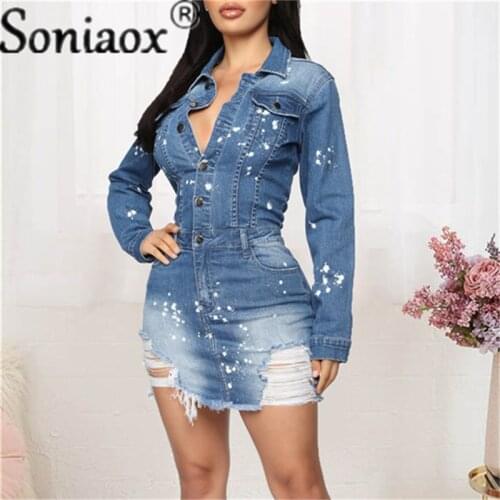 Джинсовые летние платья Soniaox China At AliExpress