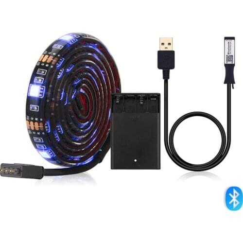 5V USB Led Strip 5050 RGB LED Strip Light 5050 Bluetooth Music Strip IP65 Flexible Strip Led Ribbon Tape TV Background Lighting