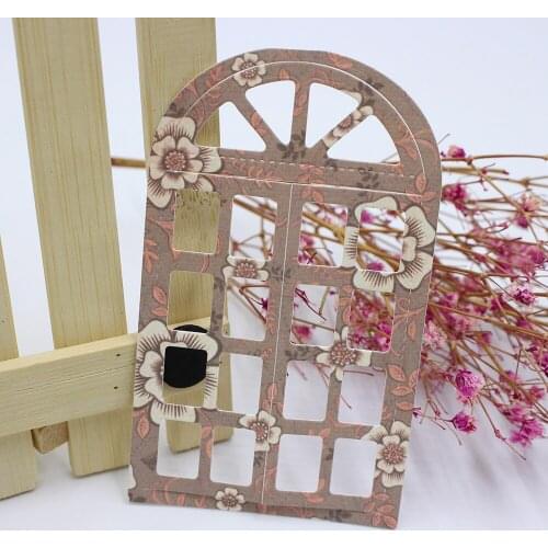 New 66x110mm Window Card Decor Metal Cutting Die Stencil for DIY Scrapbooking Photo Album Paper Cards Crafts Die Cuts Template