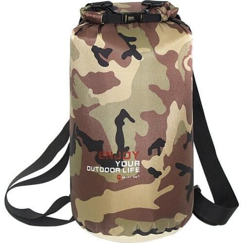 20L Waterproof Dry Bag Backpack Roll Top Dry Sack for Kayaking Rafting Boating Camping Hiking Beach Fishing