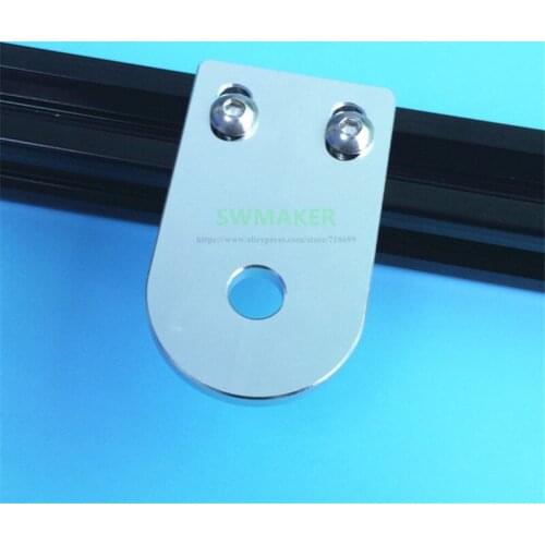 1pcs T8 screw top bracket / holder / Fixer for 2020 2040 aluminium profile 3D printer accessories black / silver