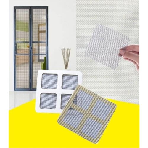 3/6/9 pcs Repair Screen Window Patch Stickers Mesh Window Screen Sticker Anti Mosquito Fly Bug Insect Self Adhesive Plane