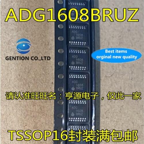 5Pcs ADG1608 ADG1608BR ADG1608BRUZ TSSOP16 Analog switch IC chip in stock 100% new and original