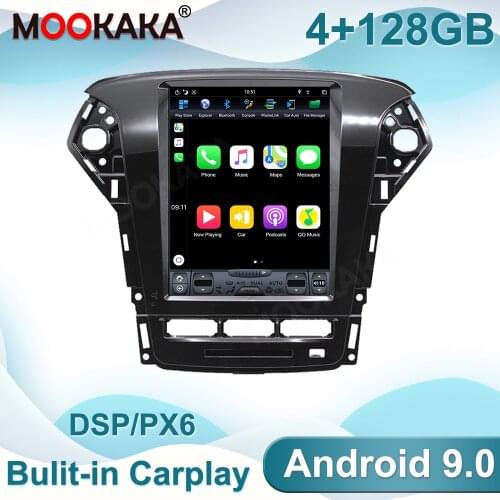 4+128G Android Tesla Screen Car Multimedia Player For Ford Mondeo MK4 2011-2013 GPS Navigation Auto Video Audio Stereo Head Unit