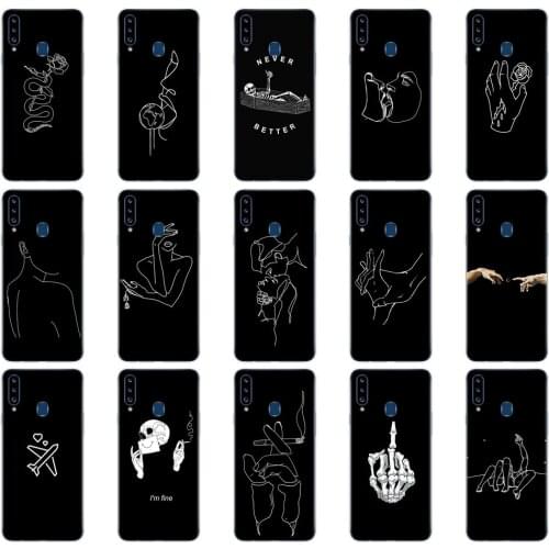 Case For Samsung Galaxy a20s Case soft Silicone Bumper For Samsung A20s A 20s a207 SM-a207f Cover Fundas shockproof black copas