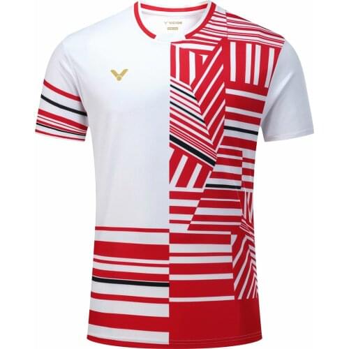 National Team Competition Breathable Quick-drying Badminton Uniform Lightweight Short Sleeve Table Tennis Training Jersey