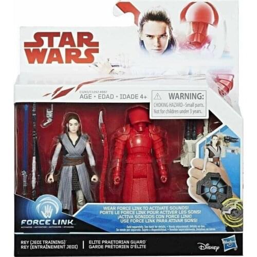 Hasbro Star Wars E8 Deluxe Edition Force Link Doll Model Toy Elite Praetorian Guard Rey Action Figure Toy Gifts for Kids