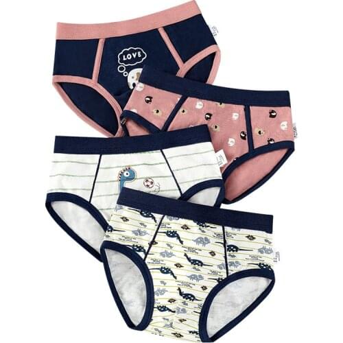 Cotton Stretchy Panties Cartoon Boys Brief Underwear Kids Underpanties for 3 4 6 8 10 12 14 Years Old Child Clothes OMGosh