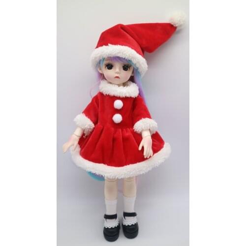 New Dolls BJD Girl dolls 30cm plastic doll selling with dress,wigs shoes 20191222