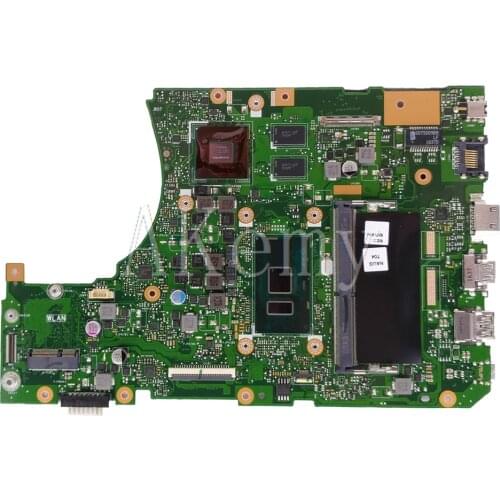 X556UJ X556UV motherboard For Asus X556UJ X556UV X556UF X556UR laptop motherboard DDR4 I5-6200U GT920/GT930/GT940 Test