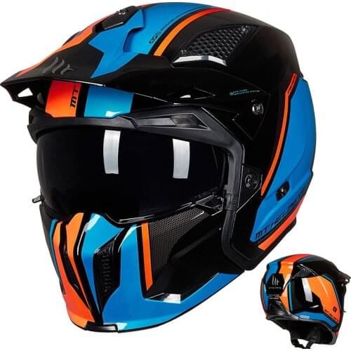 MT Full Face Helmet Motocross Helmets Modular Personality Off Road Changeable Moto Motorcycle Helmets DOT ECE Approved Casque