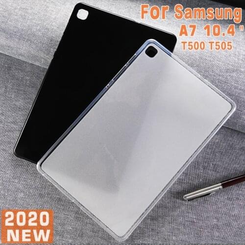 TPU Soft case For 2020 Samsung Galaxy Tab A7 10.4 T500 T505 T507 Slim Silicone Case For Samsung A7 10.4 inch Tablet back case