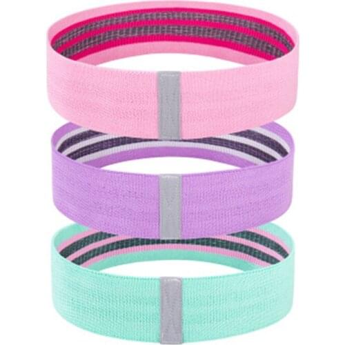 3-Piece Set Resistance Bands Fitness Rubber Expander Elastic Band Fitness Booty Bands Home Workout Exercise Equipment js