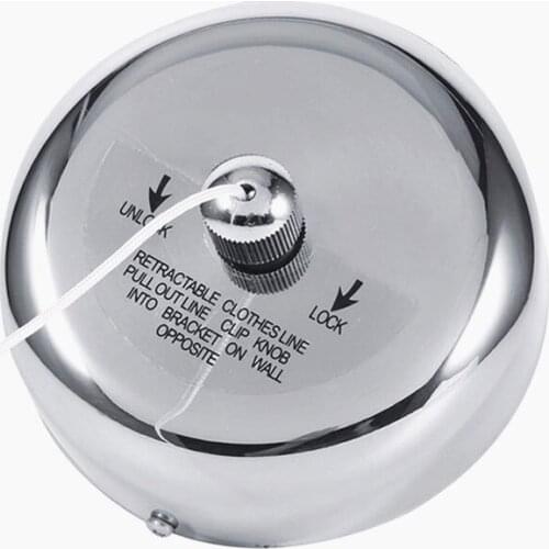 304 stainless steel wall hanging invisible clothesline,Hotel bathroom telescopic invisible drying rack,bathroom Round nylon rope