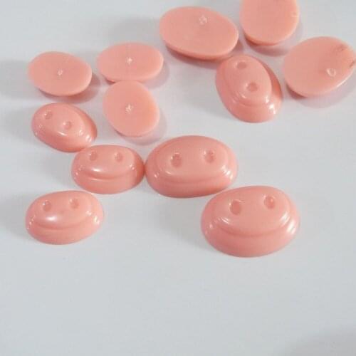 New flat nose 20x27mm-25x34mm animal flat nose plastic doll nose for diy plush toy findings--20pcs/lot--size option